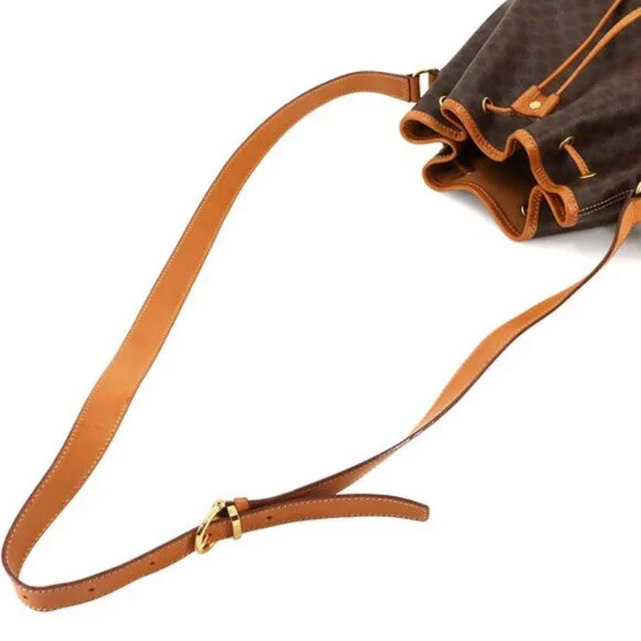 CELINE Macadam Shoulder Bag Leather Brown Gold Hardware - COA included - Picture 10 of 10